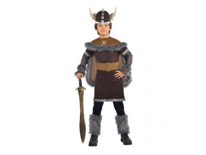 Detský chlapčenský kostým - Vikingský bojovník (Velikost - děti 12 - 14 let)