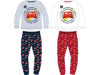 Chlapčenské pyžamo - Autá, sivé (Velikost - děti 104)