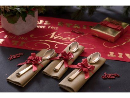 Dekoračné mašle - glitrované 10 ks