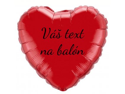 83271 1 foliovy balon s textom cervene srdce 45 cm