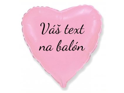 83295 1 foliovy balon s textom svetloruzove srdce 45 cm