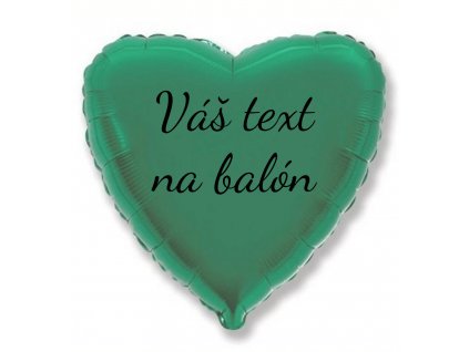 83301 1 foliovy balon s textom tyrkysove srdce 45 cm