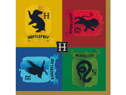 84669 servitky harry potter fakulty 33 x 33 cm