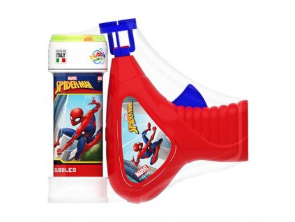 bublifuk dulcop 60 ml s pistoli na vyrobu bublin spider man