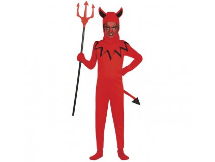 Detský kostým - Červený diabol (Velikost - děti S)