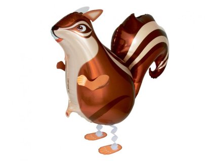 Fóliový balón - Chodiaca veverička