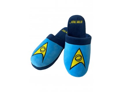 93280 Star Trek Spock Original Blue Mens Slipper 3 WEB