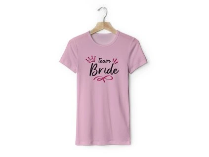 Dámske tričko - Team Bride korunka