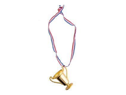 Mini trofej so stuhou na krk 7,5 x 5 x 8 cm