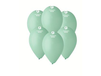 Balón pastelový - Akvamarín 26 cm 100 ks