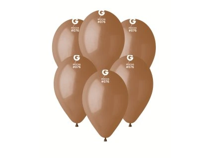 Balón pastelový - Mocha 26 cm 100 ks