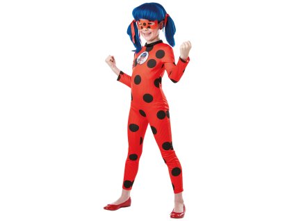 Detský kostým Deluxe - Miraculous Ladybug (Velikost - děti L: 128 cm)