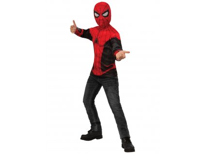 Detský top s maskou - Spiderman (Velikost - děti S)
