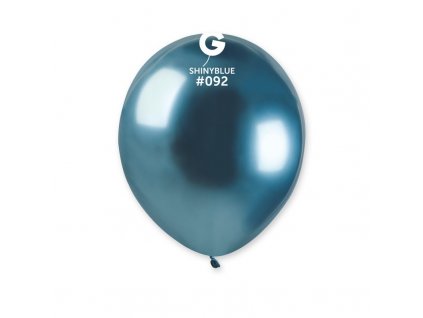 71032 balonik chromovy modry 13 cm