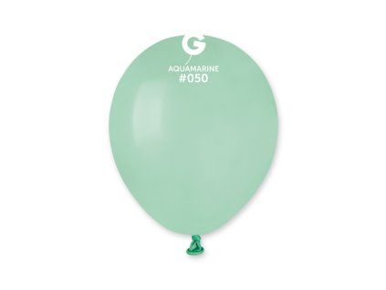 Balónik pastelový akvamarín 13 cm 100 ks