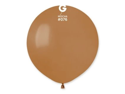 Balón pastelový - Mocha 48 cm 25 ks