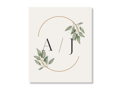 Visačka na darček - Eucalyptus