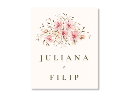 Visačka na darček - Spring time