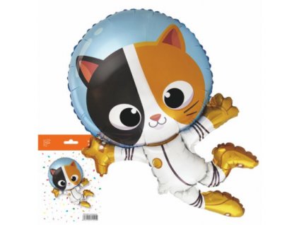 Fóliový balón - Mačka kozmonaut