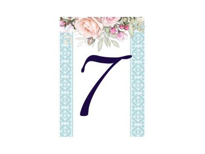 Číslo stola - Rustic