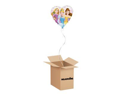 Balónový box - srdce Disney Princesses
