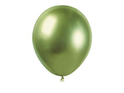 Balónik chrómový SHINY - Kiwi 13 cm