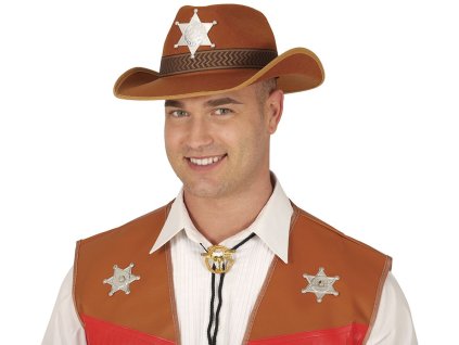 Hnedý klobúk Šerifa