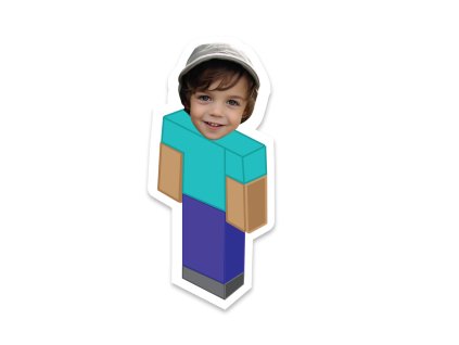 98989 personalizovany zapich na tortu minecraft