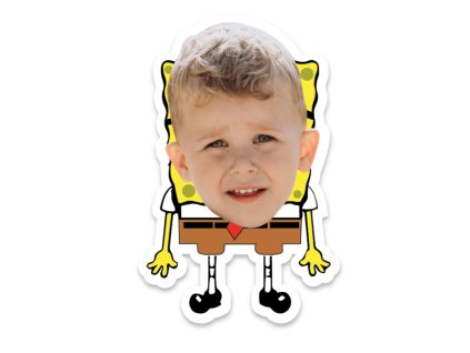 99271 personalizovany zapich na tortu spongebob