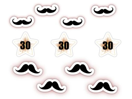 Zápichy do koláčikov - Movember