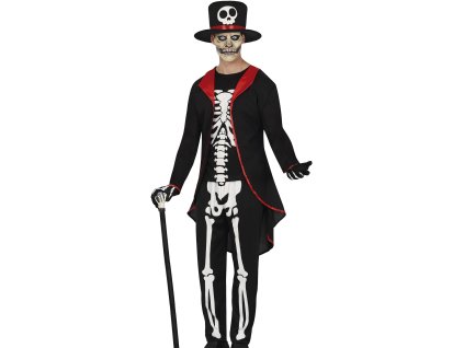 Pánsky kostým - Elegantný kostlivec