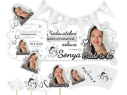 Personalizovaný narozeninový set - Předsvatební oslava