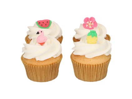 Cukrové zdobenie - Tropical 8 ks