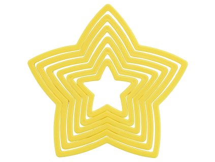 98387 sada vykrajovaciek hviezdy 6 ks