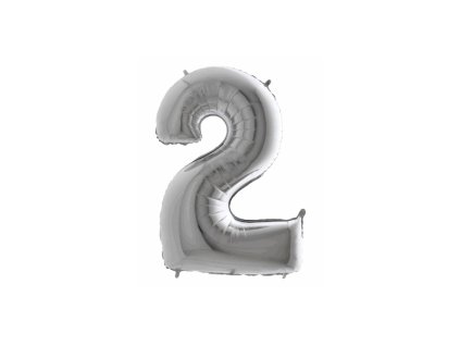 Balón číslo 2 malé strieborné 35 cm