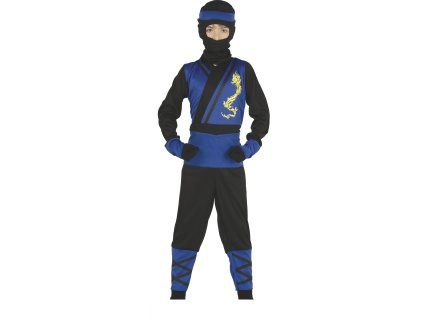 Detský chlapčenský kostým - Ninja modrý