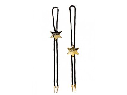 Westernová kravata - Sheriff