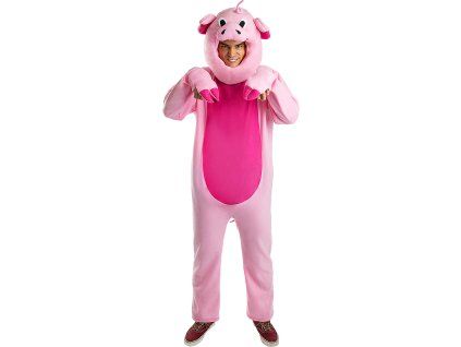 Kostým pre dospelých - Ružové prasiatko
