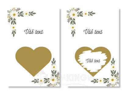 Stírací los s vlastním textem - Sedmikrásky