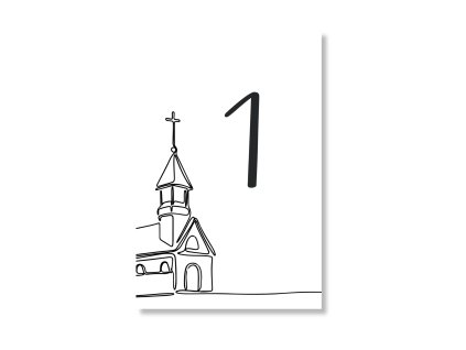 Číslo stola - Classic