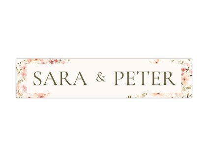 Svadobná ŠPZ - Spring time 1ks