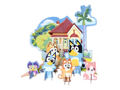 Dekoračná sada na stôl - Bluey 7 ks