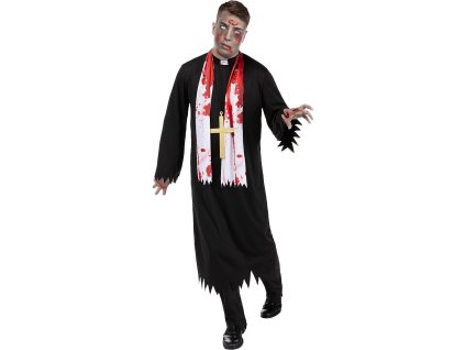 Pánsky kostým - Kňaz Zombie