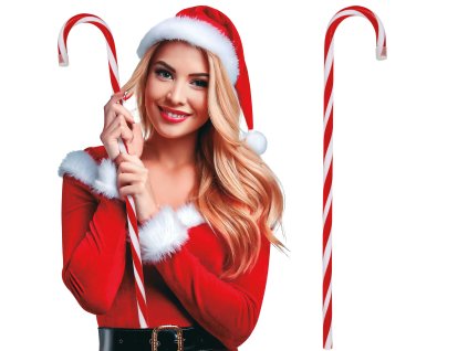 Vánoční doplněk - Cukrová hůlka 70 cm