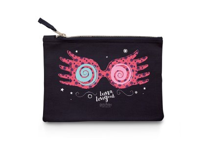 harry potter cosmetic case luna blue
