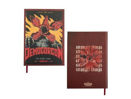Zápisník Stranger Things - Demogorgon
