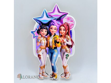 Magnetka na dort - KPop Demon Hunters