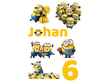 Jedlé personalizované obrázky - Mimoni