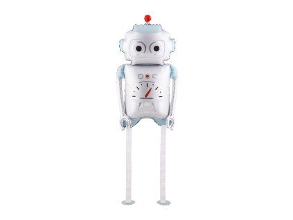 Fóliový balón chodiaci - Robot 37 x 80 cm