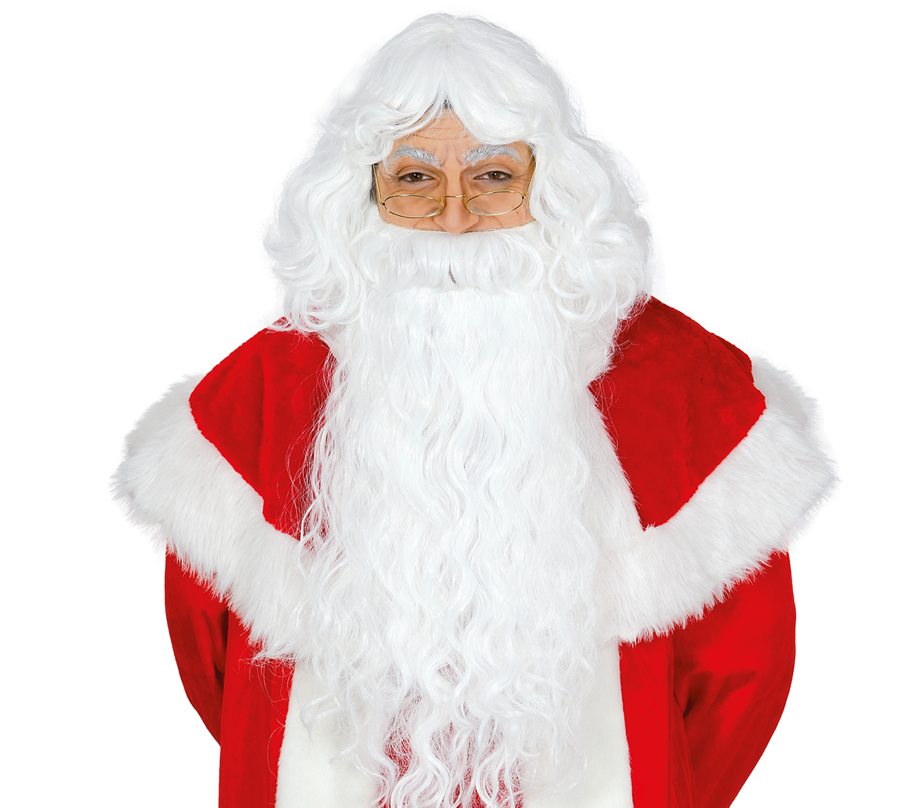 Levně Guirca Dlouhá paruka a brada - Santa Claus